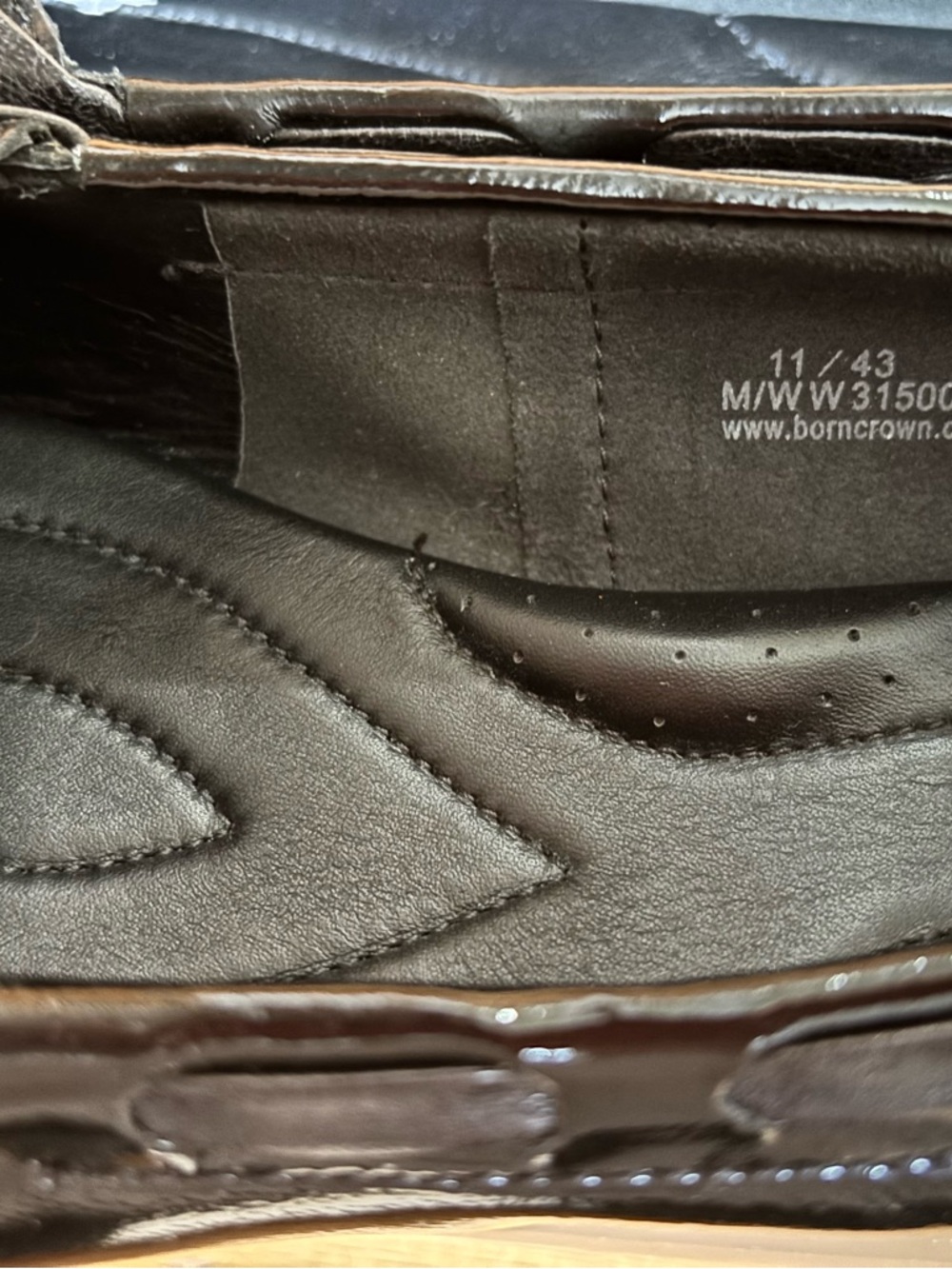 Born Crown Black Bow Patent Leather Driving Loafers - Picture 4 of 9